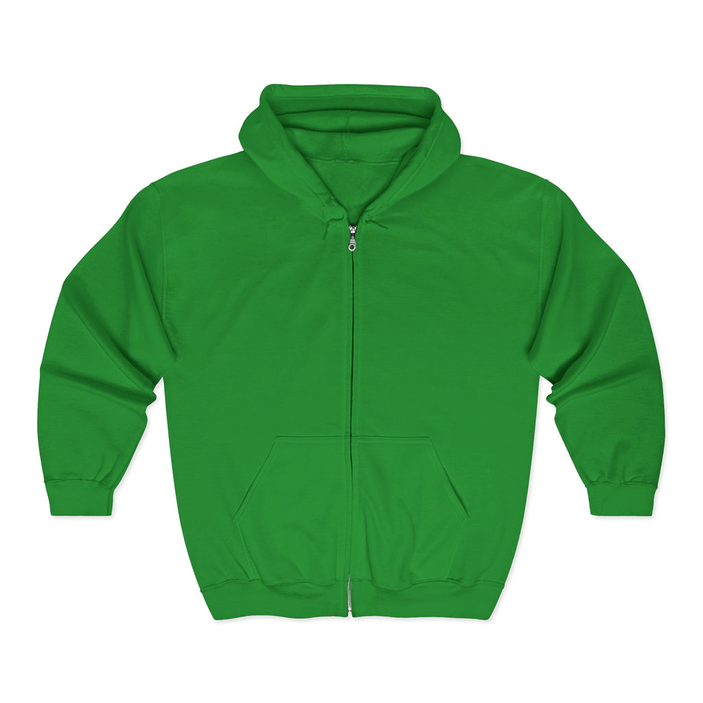 Full Zip Hoodie — Raised Hands Unity Design (Diverse Community)