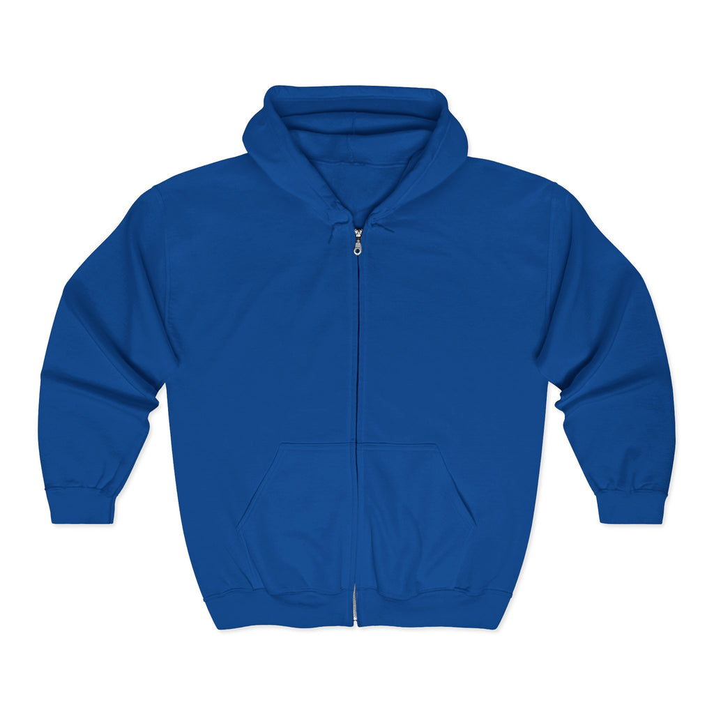 Full Zip Hoodie — Raised Hands Unity Design (Diverse Community)