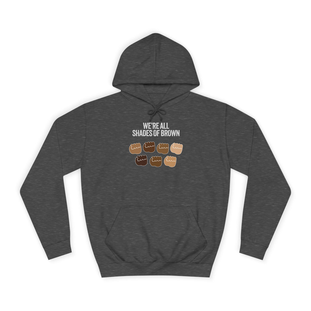 Raised Hands Crowd Hoodie — Unity Diversity Graphic College Hoodie WL