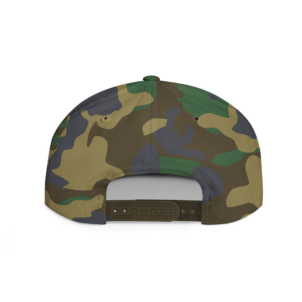 Snapback Hat — "We're All Shades of Brown" Fist Pump Donut Diversity Design BL