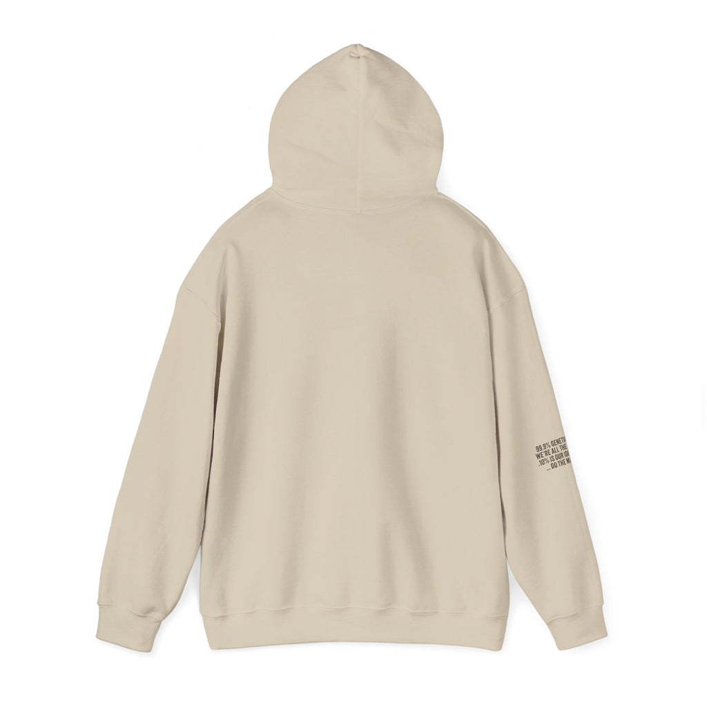 We're All Shades of Brown Hoodie — Unisex Heavy Blend™ Hooded Pouched & Sleeve Hands BL