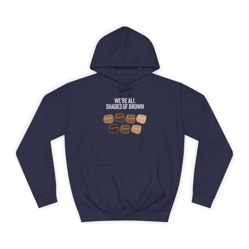Raised Hands Crowd Hoodie — Unity Diversity Graphic College Hoodie WL