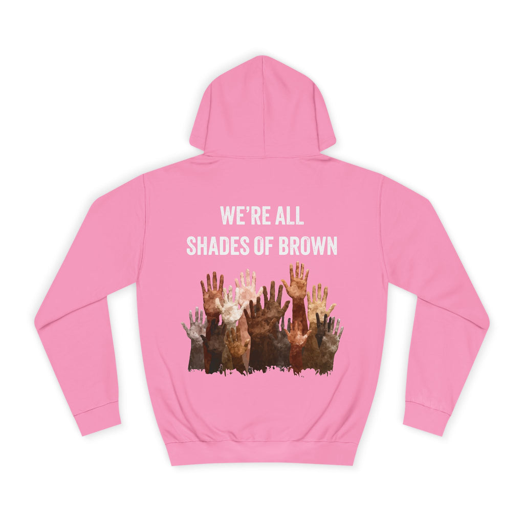Raised Hands Crowd Hoodie — Unity Diversity Graphic College Hoodie WL