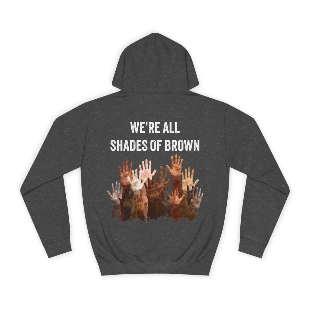 Raised Hands Crowd Hoodie — Unity Diversity Graphic College Hoodie WL