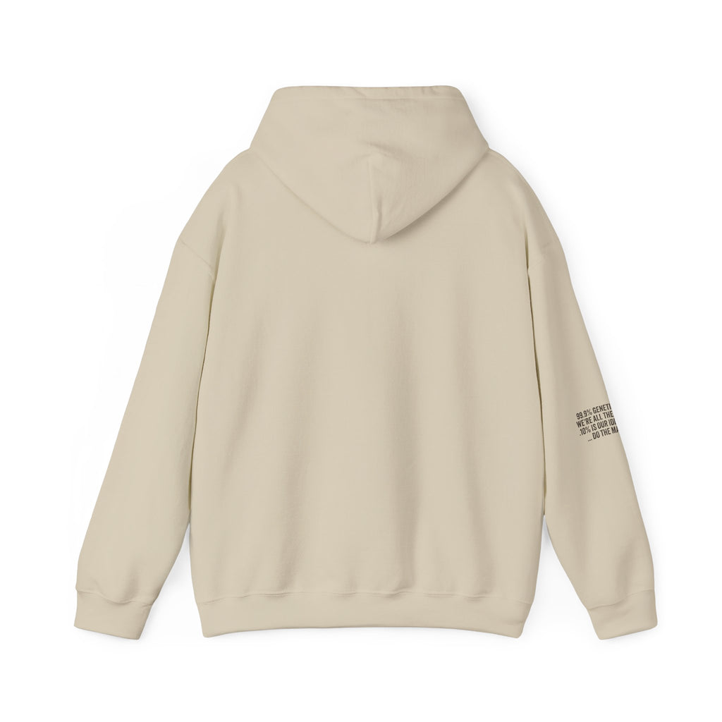 We're All Shades of Brown Hoodie — Unisex Heavy Blend™ Hooded Pouched & Sleeve Hands BL