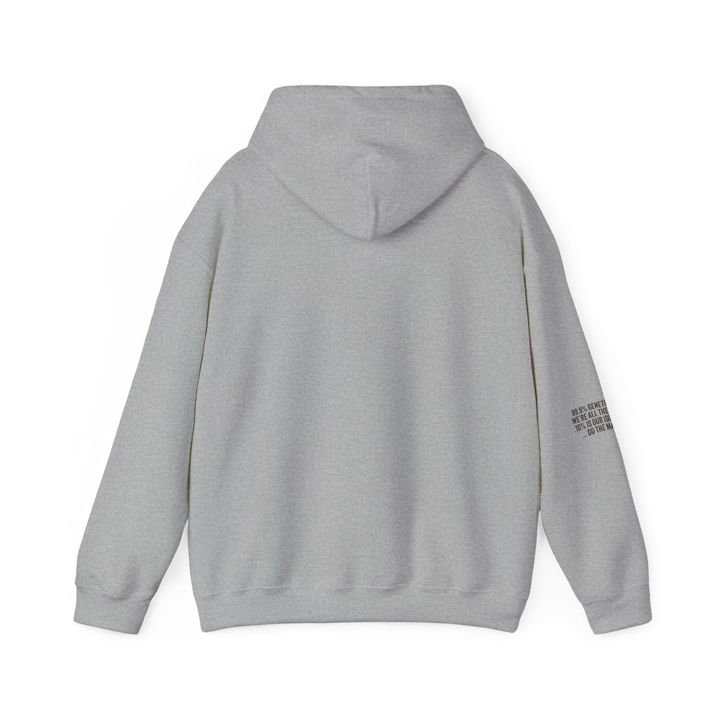 We're All Shades of Brown Hoodie — Unisex Heavy Blend™ Hooded Pouched & Sleeve Hands BL