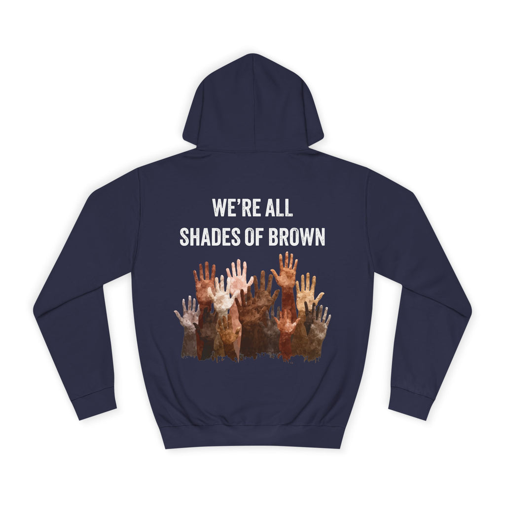 Raised Hands Crowd Hoodie — Unity Diversity Graphic College Hoodie WL