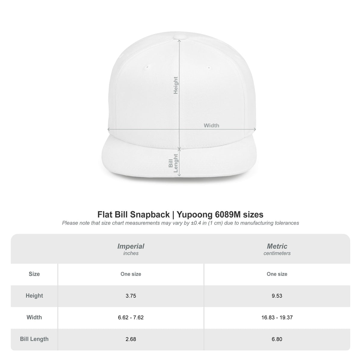 Snapback Hat — "We're All Shades of Brown" Fist Pump Donut Diversity Design BL