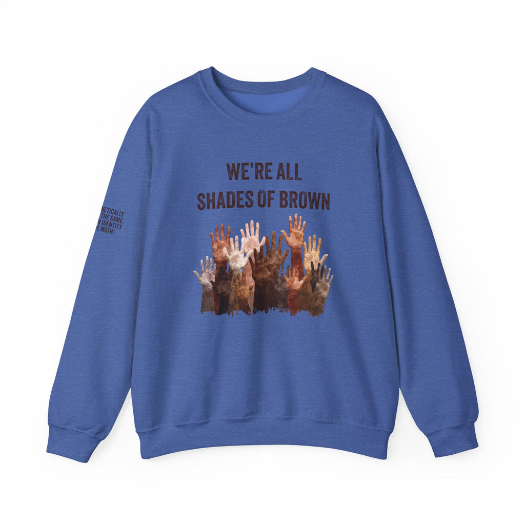 Inclusive Crewneck Sweatshirt, Casual Wear, Perfect for All Seasons, Warmth, Comfort, Great Gift Idea, Equality Advocacy