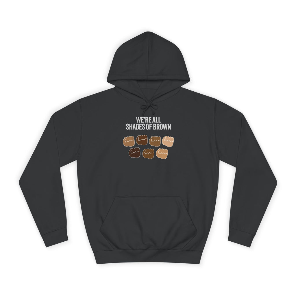 Raised Hands Crowd Hoodie — Unity Diversity Graphic College Hoodie WL