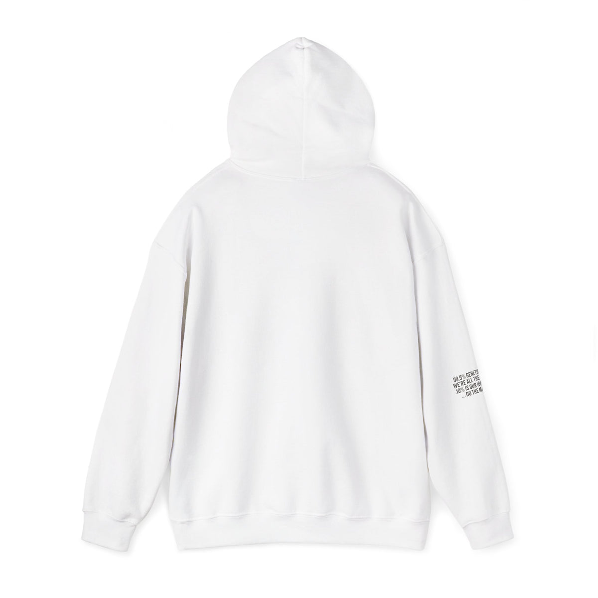 We're All Shades of Brown Hoodie — Unisex Heavy Blend™ Hooded Pouched & Sleeve Hands BL