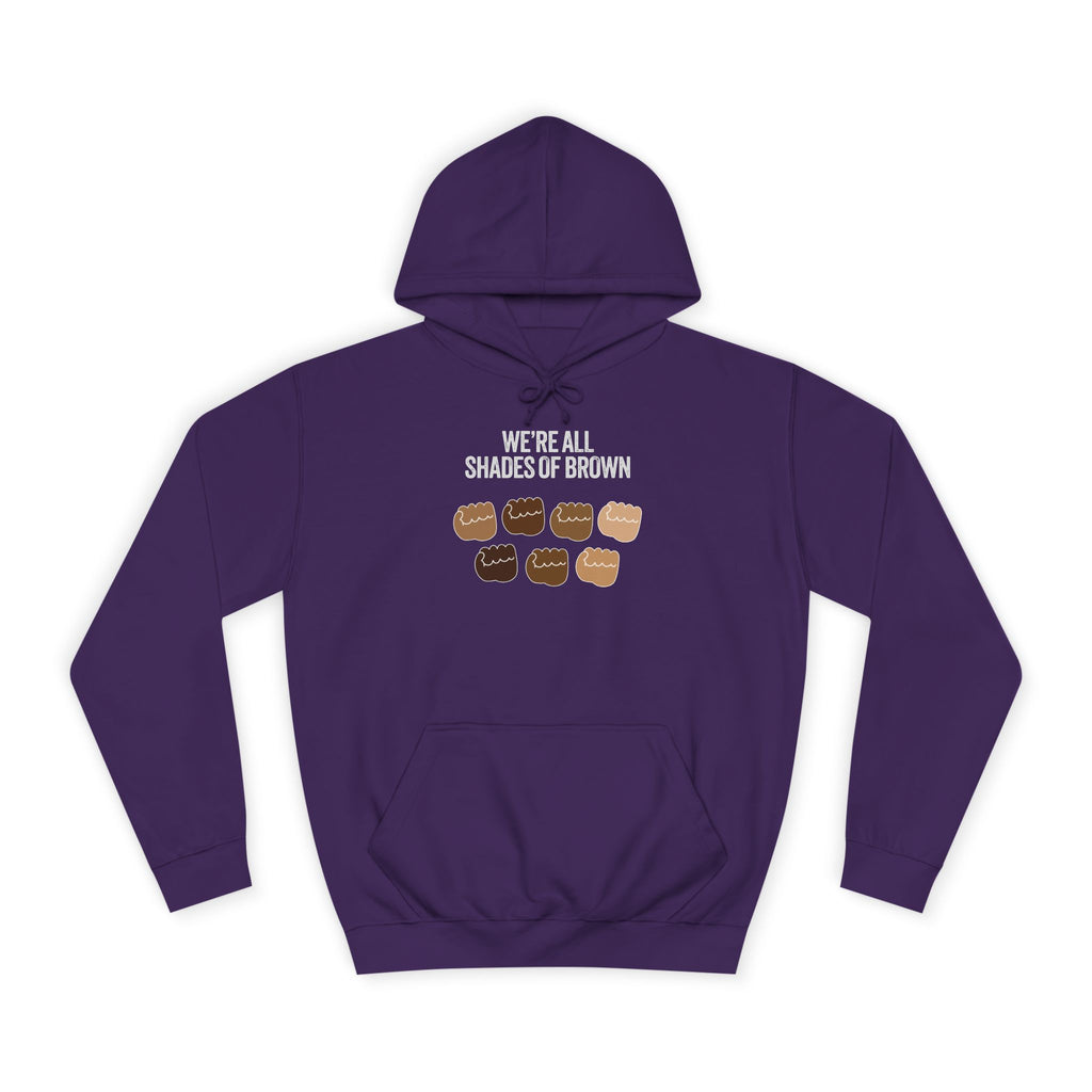 Raised Hands Crowd Hoodie — Unity Diversity Graphic College Hoodie WL
