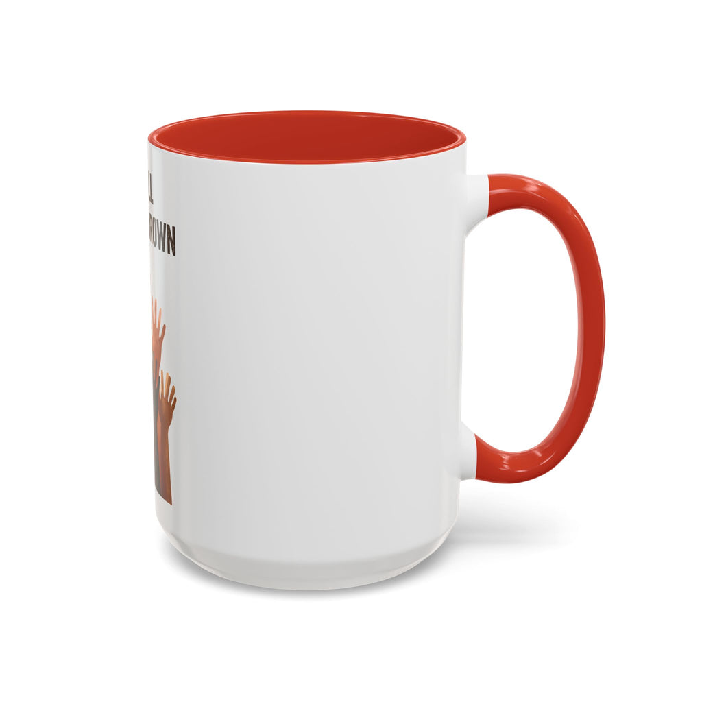 We're All Shades of Brown Accent Coffee Mug – Multicultural Unity Ceramic Mug