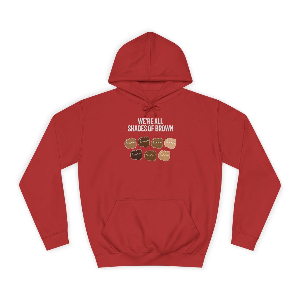 Raised Hands Crowd Hoodie — Unity Diversity Graphic College Hoodie WL