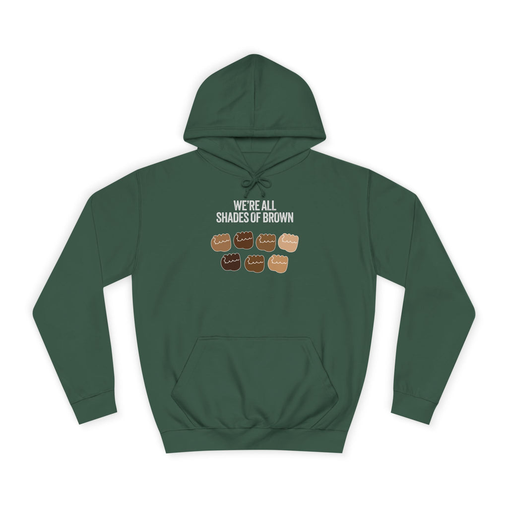 Raised Hands Crowd Hoodie — Unity Diversity Graphic College Hoodie WL